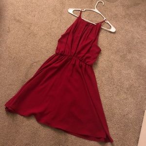 Beautiful red midi dress